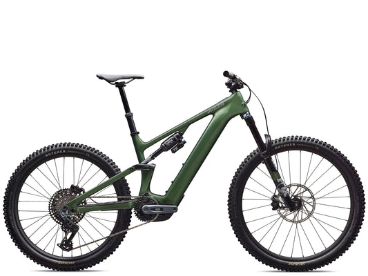 Specialized Turbo Levo Expert Full Suspension eMTB Cypress green metallic Side profile
