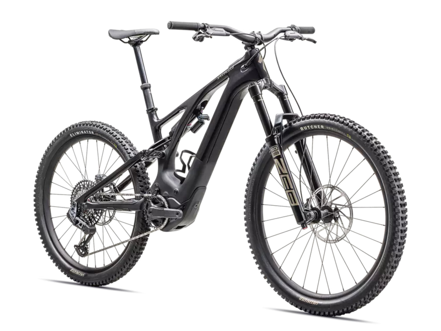 Specialized Turbo Levo Expert G3 Full Suspension eMTB Obsidian / taupe Forward facing view