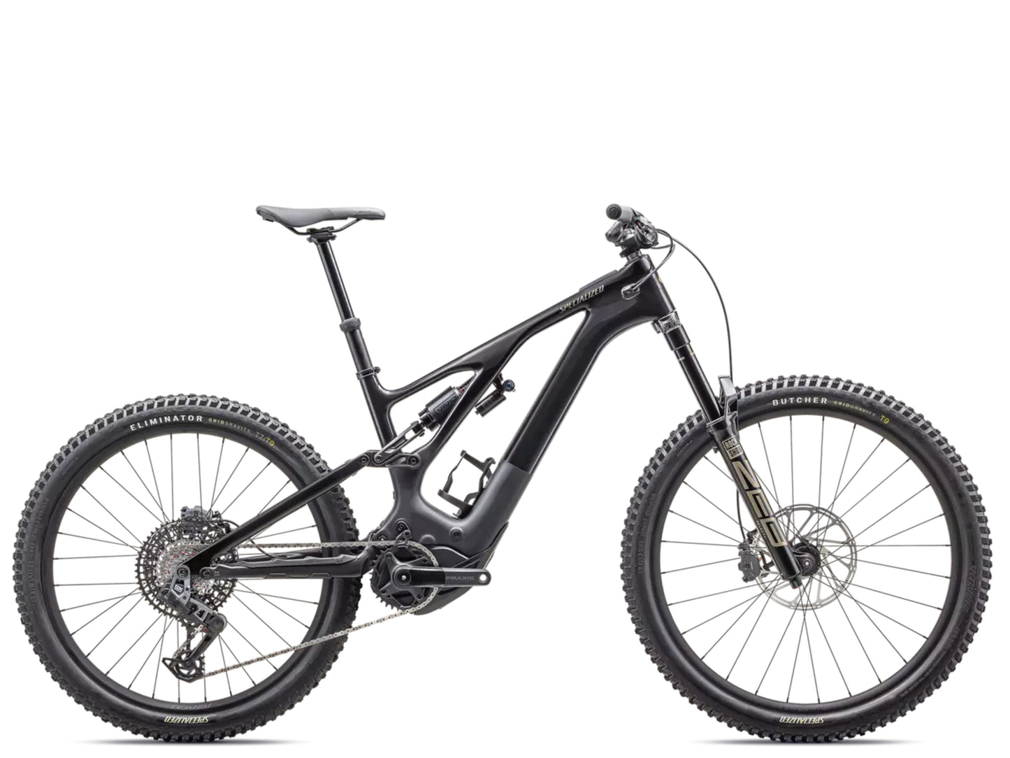 Specialized Turbo Levo Expert G3 Full Suspension eMTB Obsidian / taupe Side profile