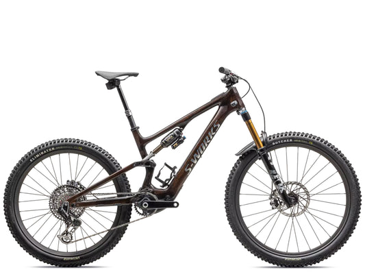 Specialized S-Works Turbo Levo SL 2 Brown tint / gunmetal impasto / ashen grey / brushed liquid metal Side profile