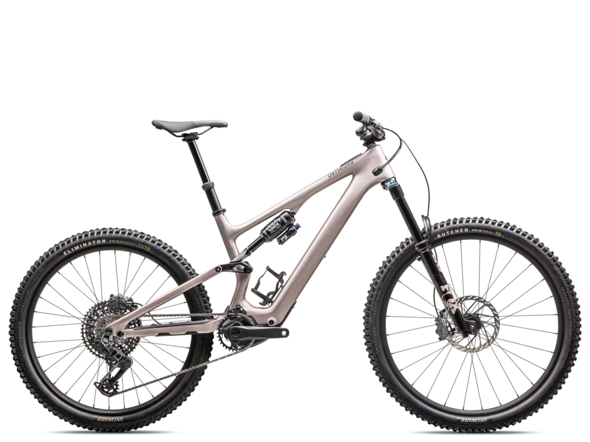 Specialized Turbo Levo SL Expert Full suspension eMTB Champaign / cool grey / metallic obsidian Side profile