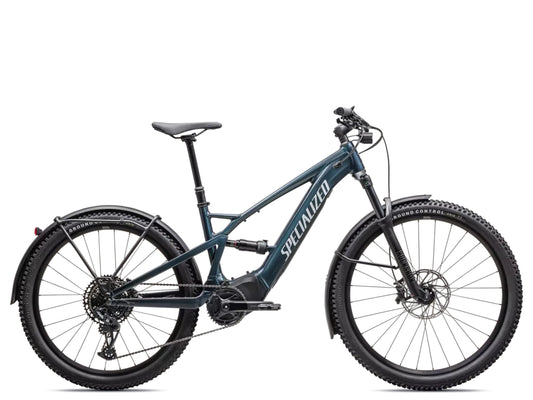 Specialized Turbo Tero X 5.0 Gloss metallic deep lake / silver dust Side profile