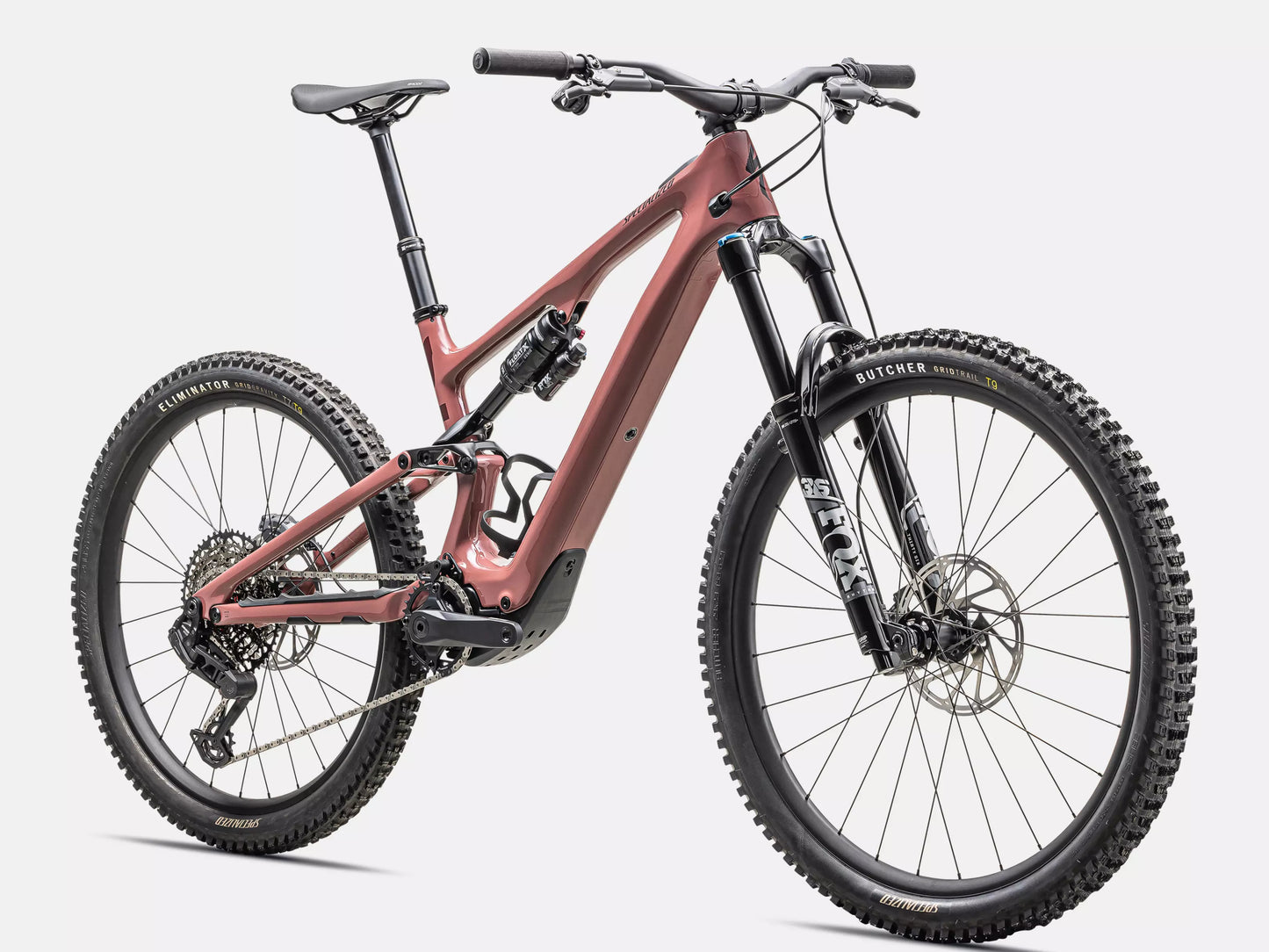 Specialized Turbo Levo SL Comp carbon Spice maroon obisidian Forward facing view