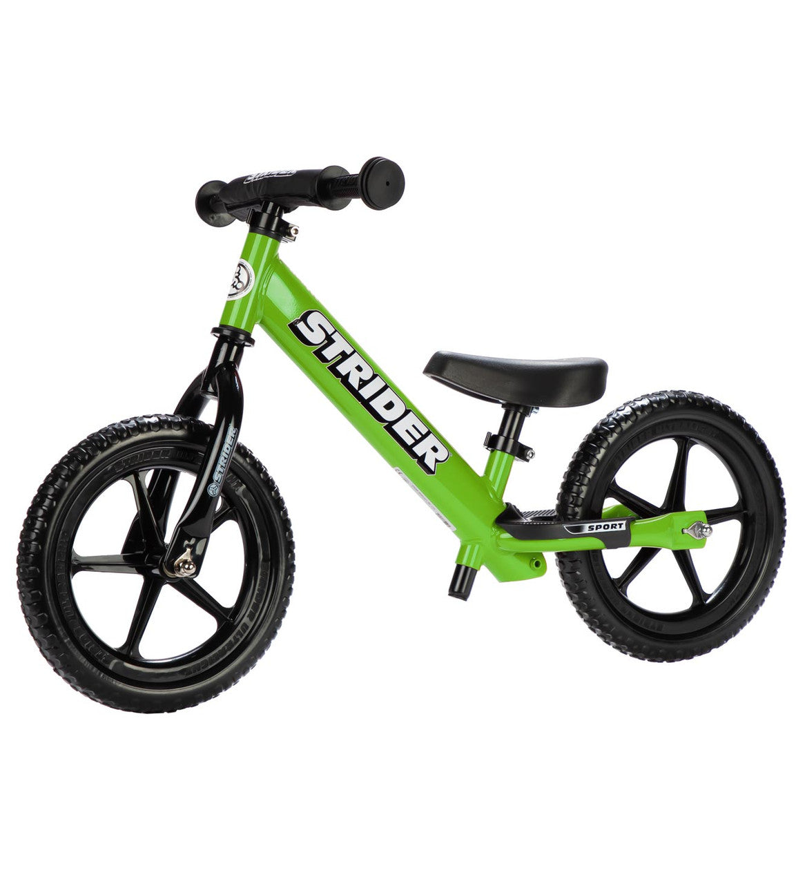 Strider 12 Balance Bike Sport Green Side Profile