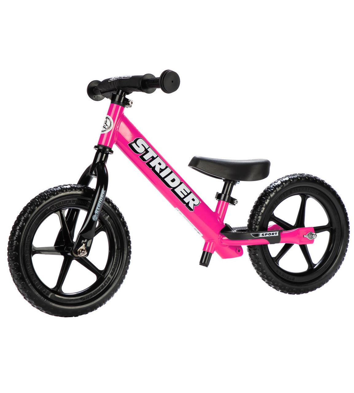 Strider 12 Balance Bike Sport Pink Side profile