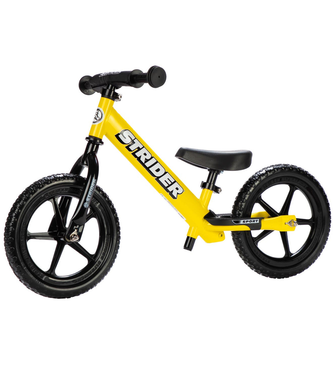 Strider 12 Balance Bike Sport Yellow Side profile