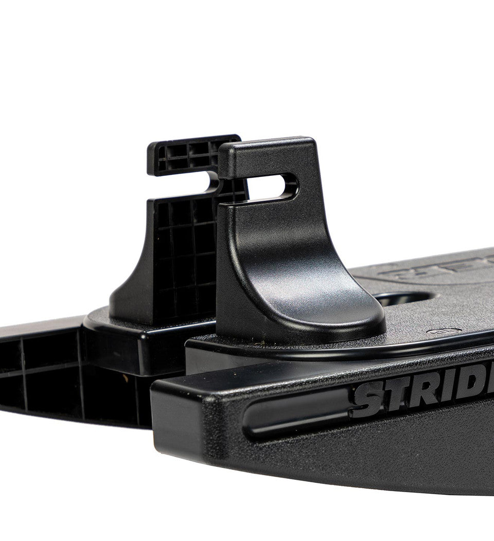 Strider rocking base front clamp closeup