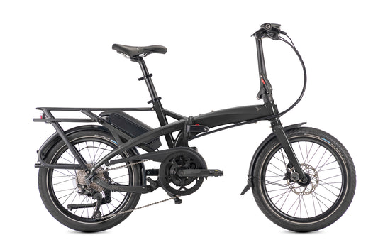 Tern Vektron P10 Gen 4 folding e-bike in Cosmic Black — side profile