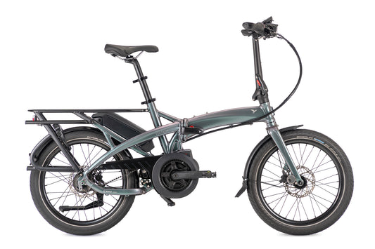 Tern Vektron P5i Gen 4 folding e-bike in Urban Verdant — side profile