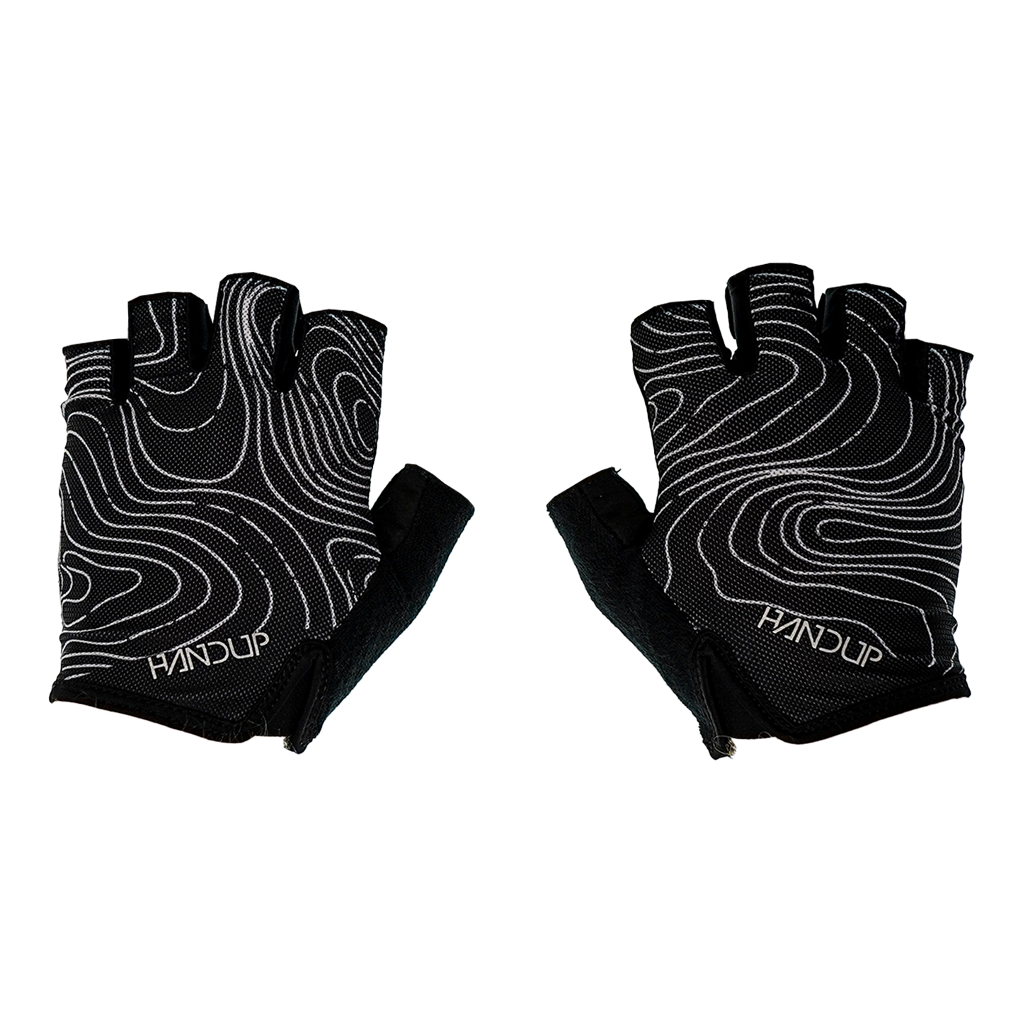 Handup Shorties - Topo Map Black