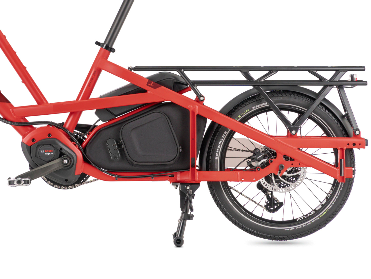 Tern Cache Box L Mounted on Quick Long Haul electric bike