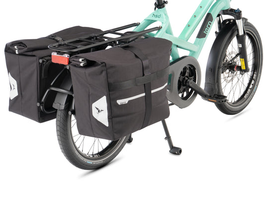 Tern Cargo Hold 37 Panniers installed on HSD