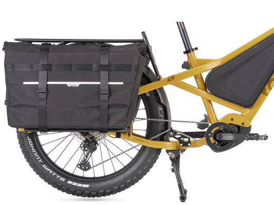 Tern Cargo Hold 72 Panniers installed on Tern Orox