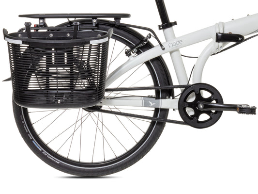Tern Kontti Basket installed on rear rack of bike