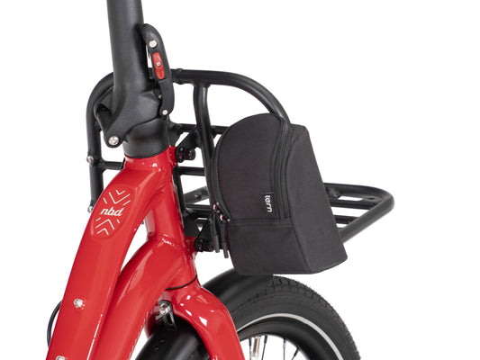 Tern RidePouch shown on NBD / front rack 