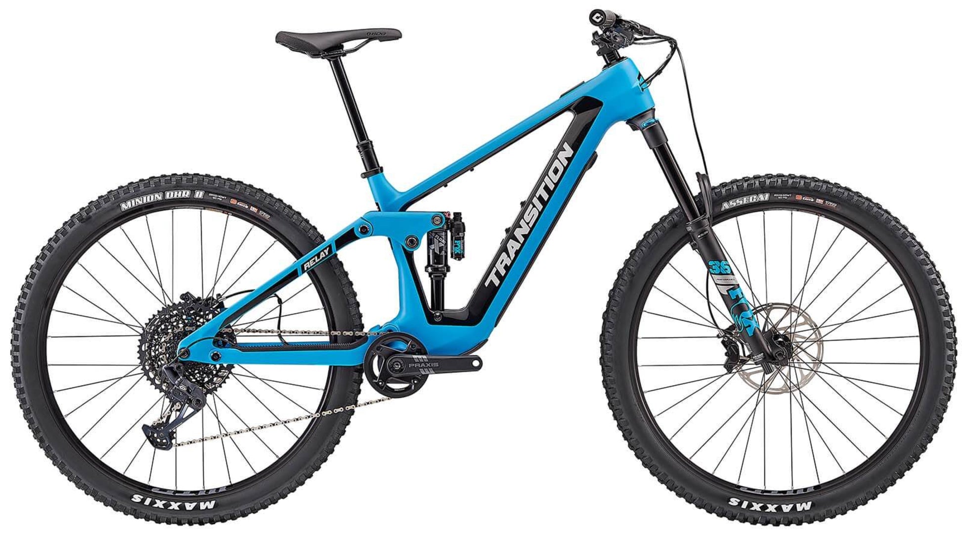 Transition Relay Carbon GX TR blue Side profile