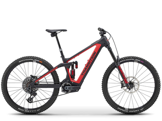 Transition Repeater PT Carbon GX AXS Bonfire red Side Profile