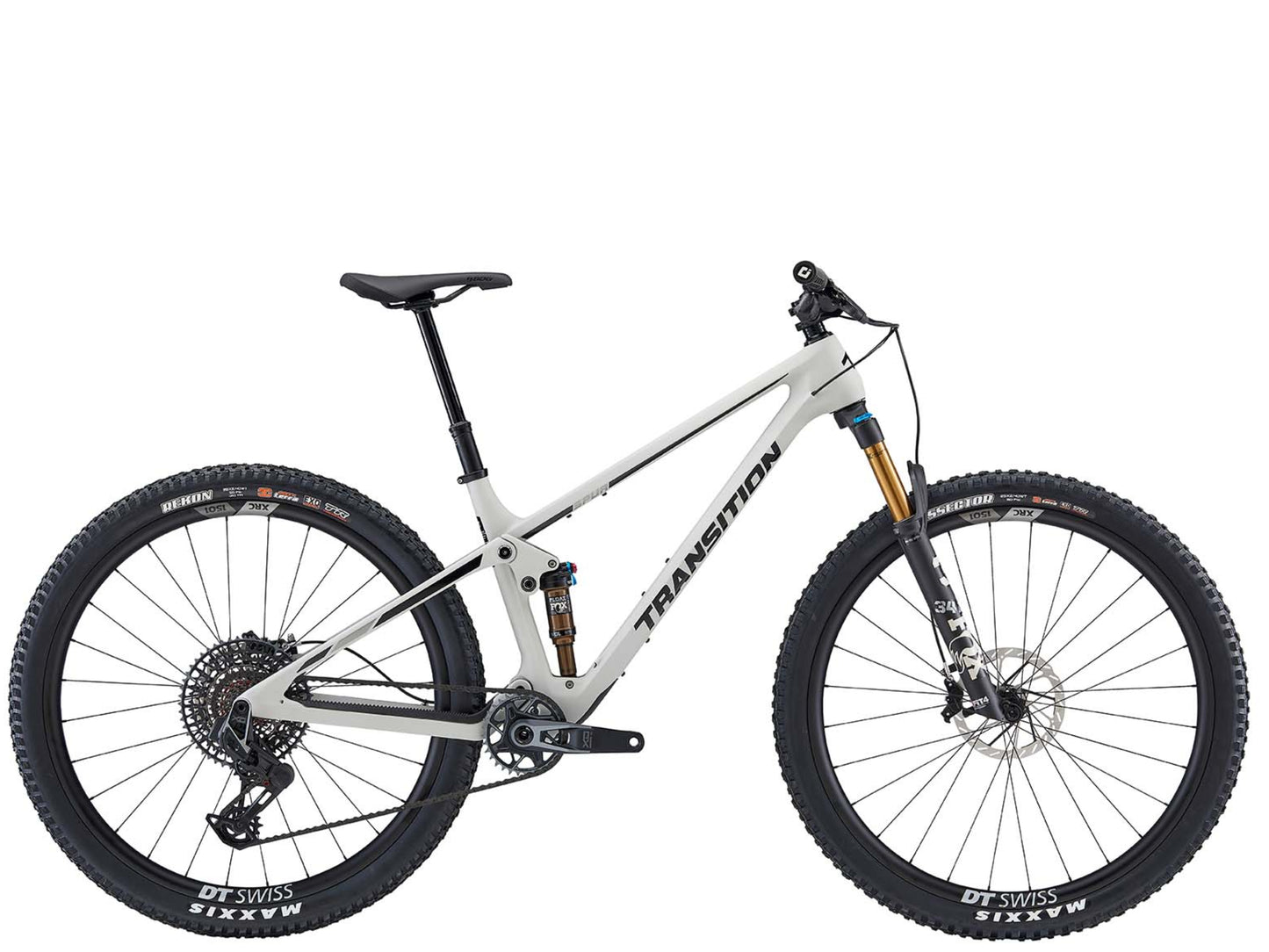 Transition Spurt Carbon XO AXS Full Suspension Mountain bike Hazy grey Side profile