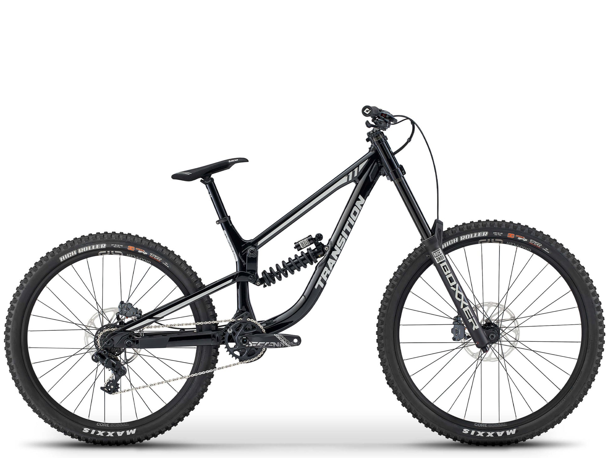 Transition TR11 Alloy GX Full suspension Mountainbike Black Stallion Side profile