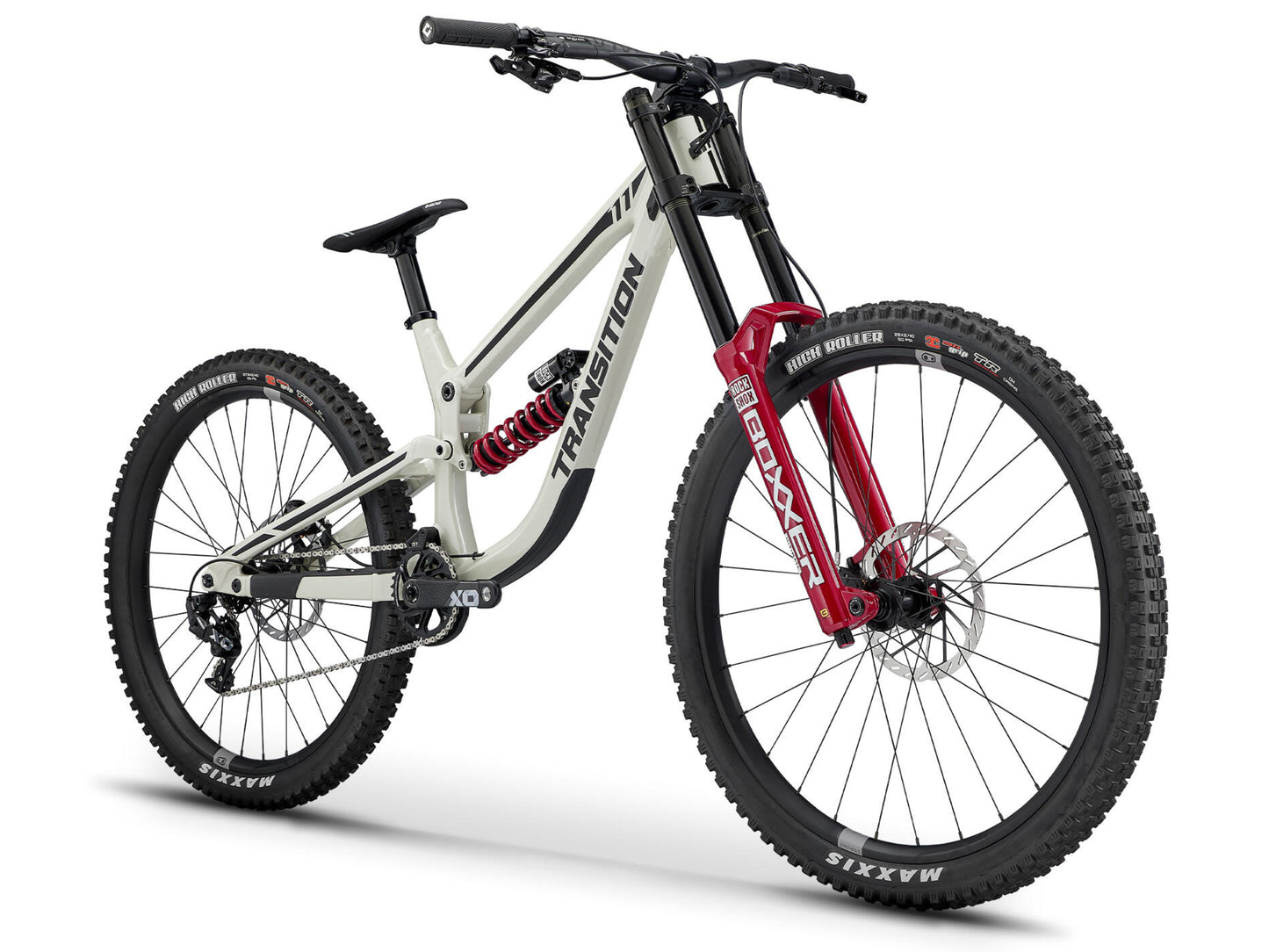 Transition TR11 Alloy XO Glacier white Full suspension Mountainbike Forward facing view