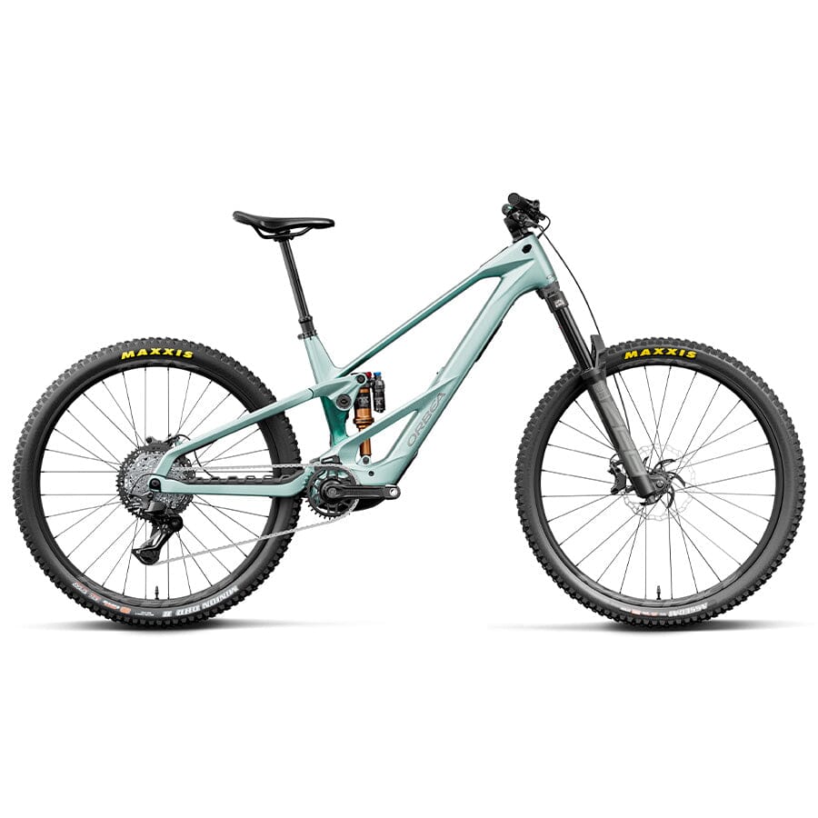 Orbea Wild LT M20 29er in Smooth Silver Escape Green