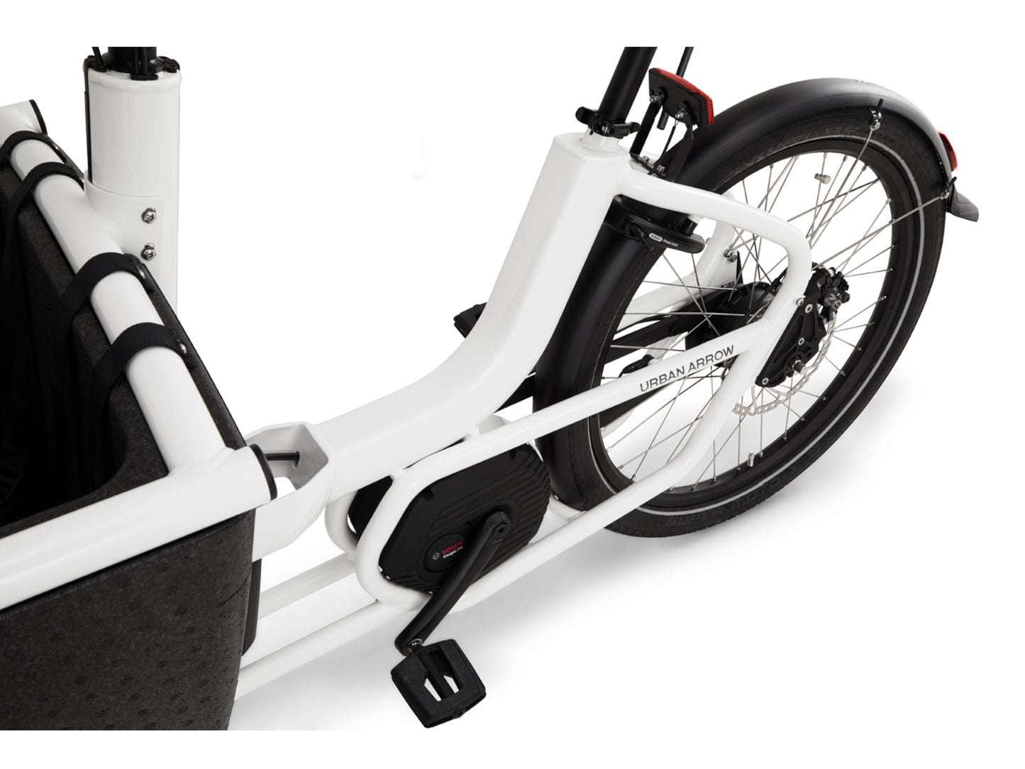 Urban Arrow Family Cargo electric bike rear frame wheel seat post