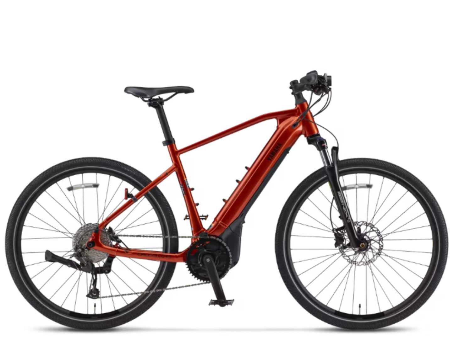 Yamaha Crosscore RC electric bike Painted desert Side profile