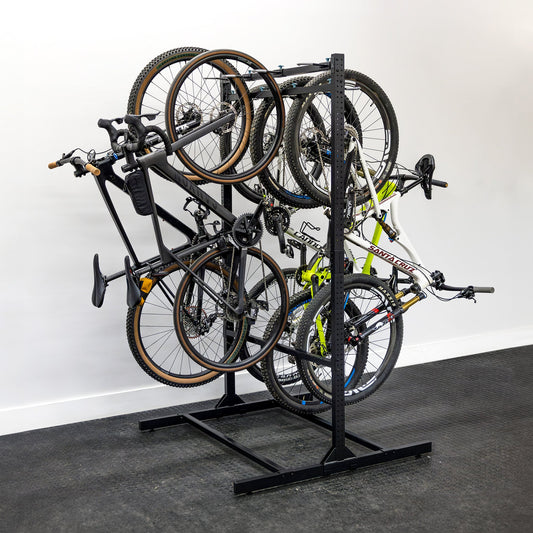 StoreYourBoard Freestanding G-Bike | Holds 8 Bikes