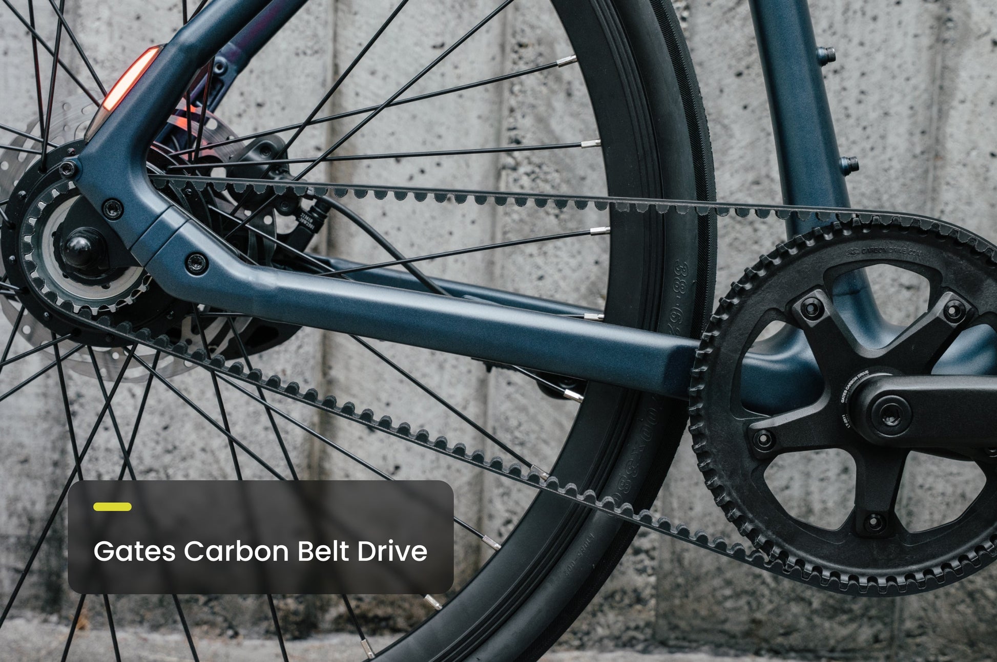 Aventon Soltera 3 ADV Gates Carbon Belt Drive detail