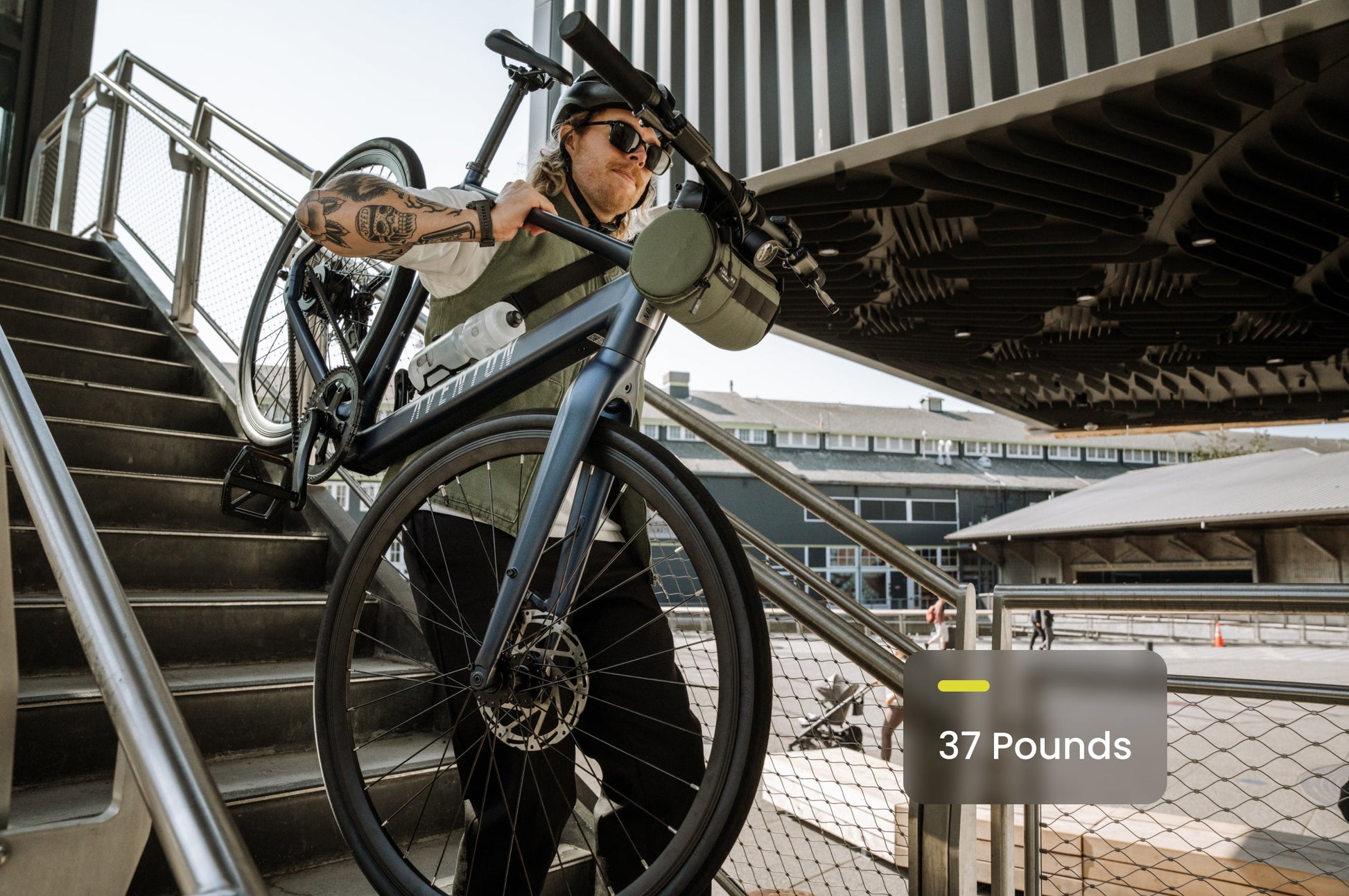 Aventon Soltera 3 ADV lightweight 37 pound frame