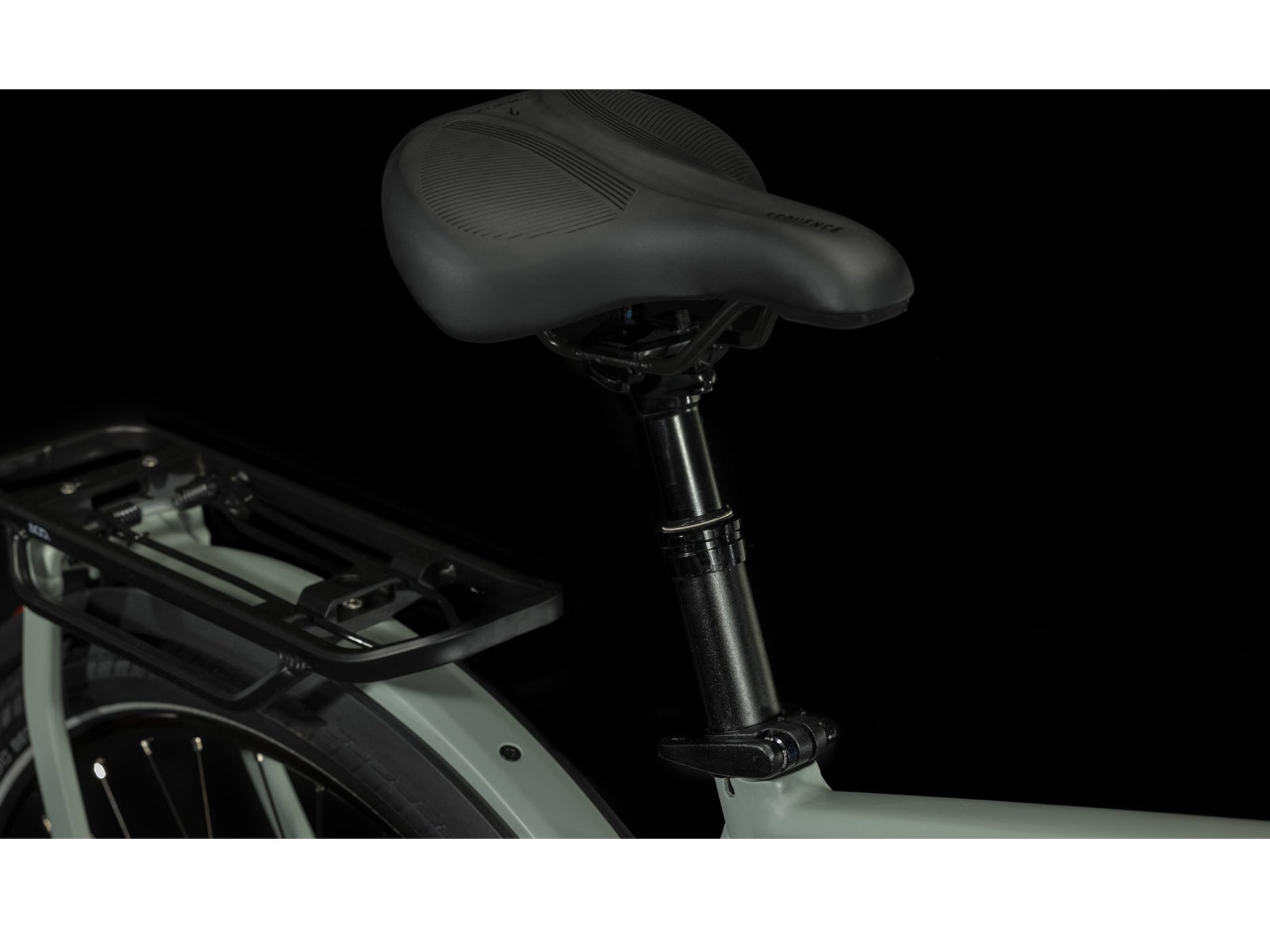 Cube Kathmandu Hybrid One 625 eMTB hardtail closeup Natural Fit Sequence Comfort saddle