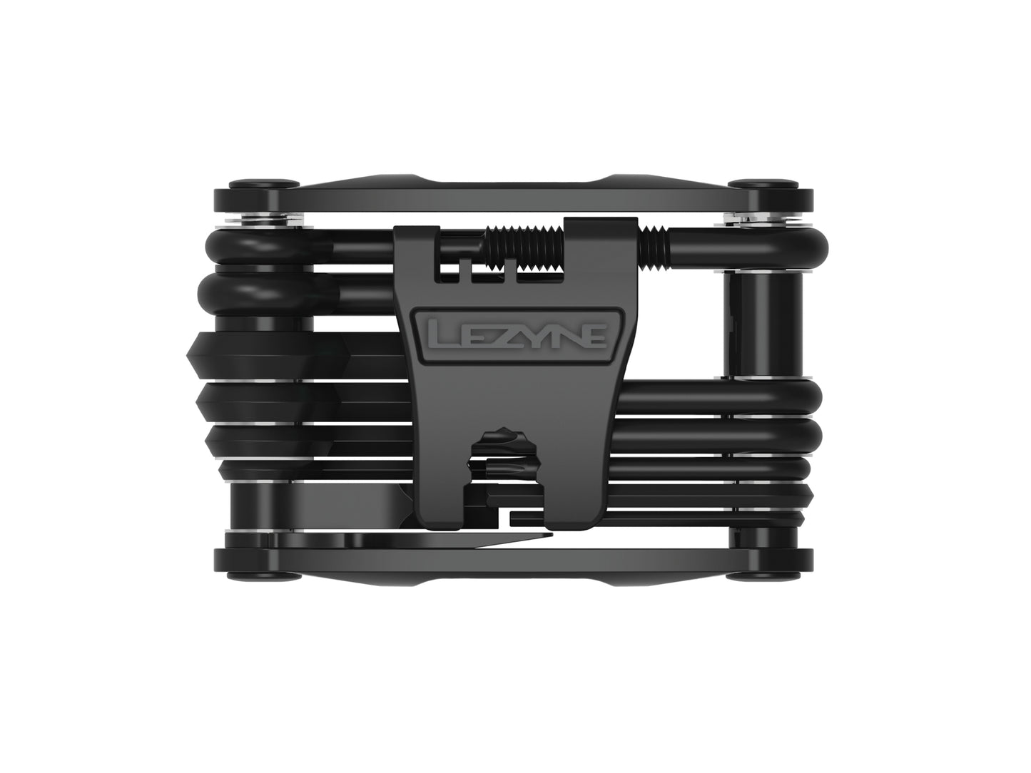 Lezyne Hand Multi tool Rapp II 24 black top profile view on Fly Rides