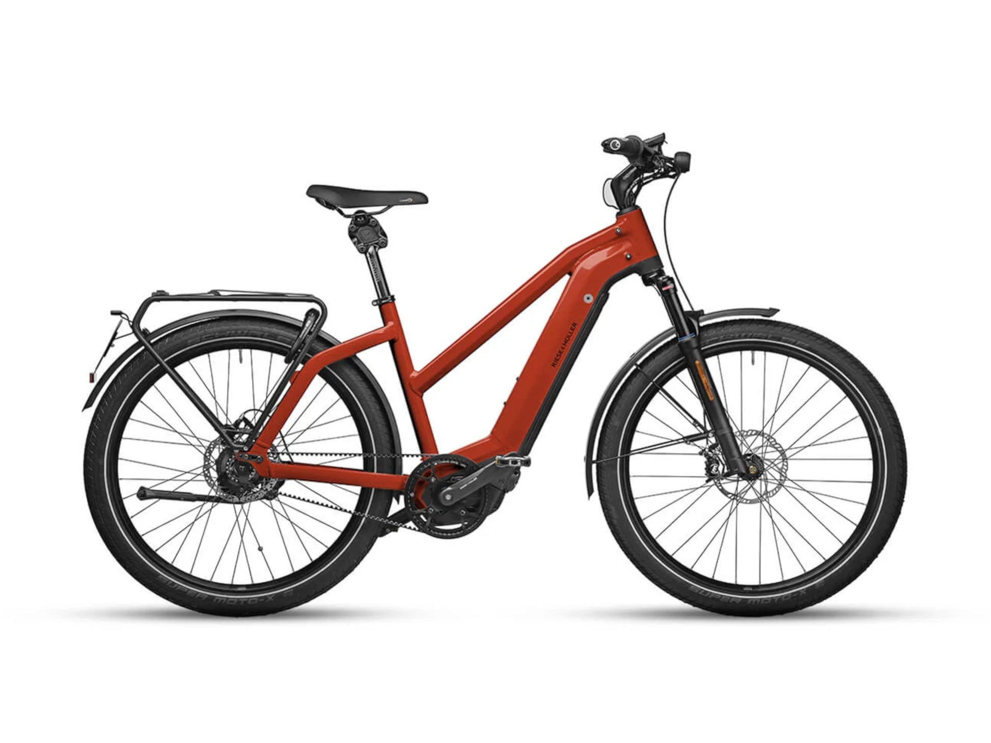 Riese and Muller Charger3 Mixte GT Rohloff HS emtb hardtail sunrise side profile on Fly Rides
