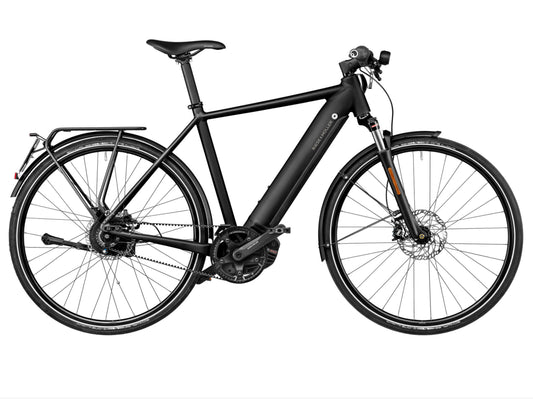 Riese and Muller Roadster Vario HS eMTB hardtail black side profile on Fly Rides