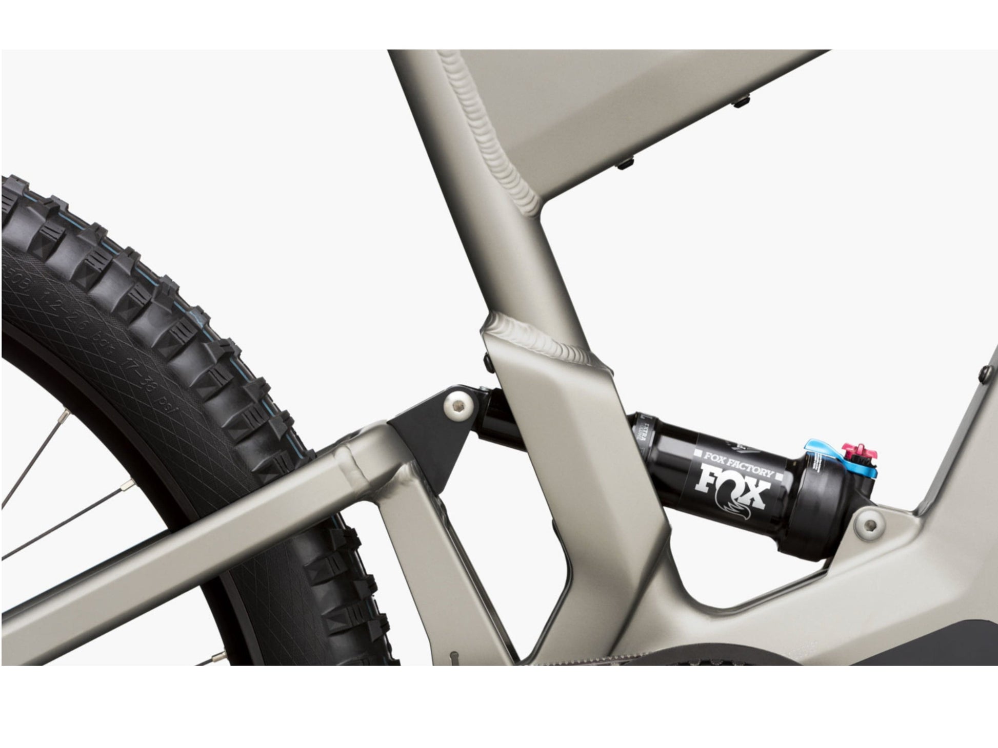 Riese and Muller Superdelite Mountain Touring emtb full suspension close up rear shock