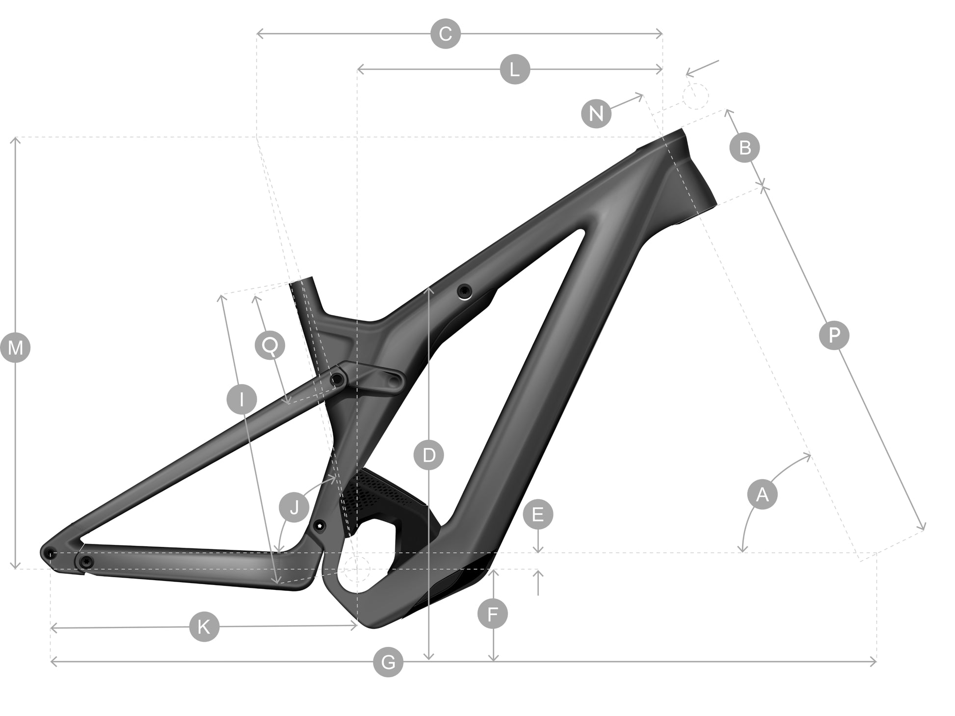 Scott Patron eRide 900 eMTB full suspension geometry reference image