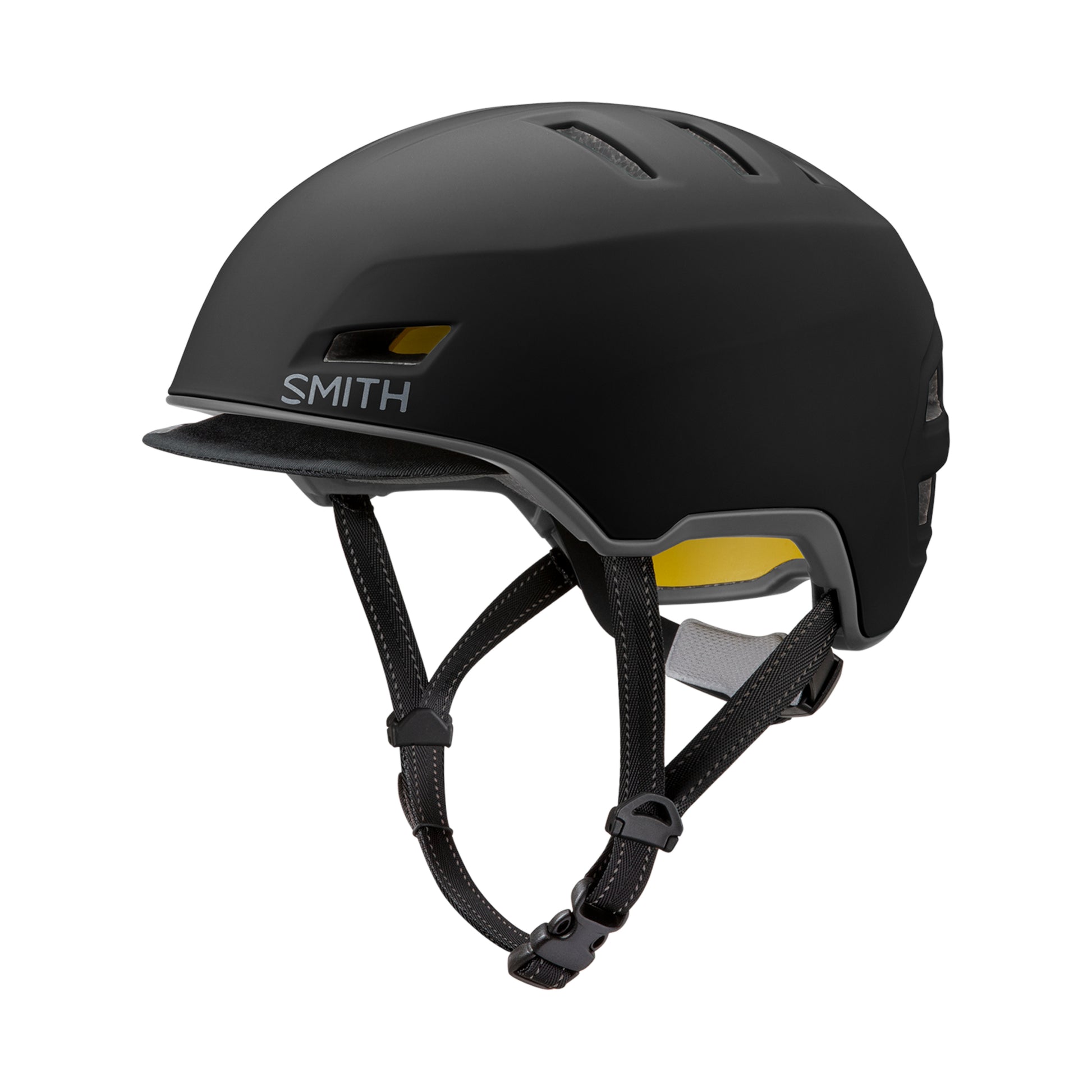 Smith Optics Express MIPS Road Commute Helmet Matte black side view on Fly Rides
