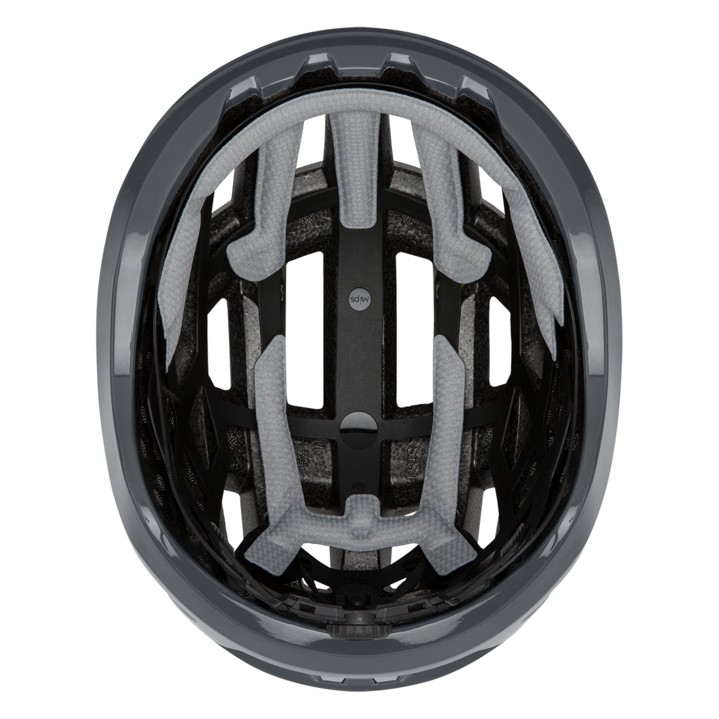 Smith Optics Persist MIPS Road Helmet Black Cement inside view on Fly Rides.