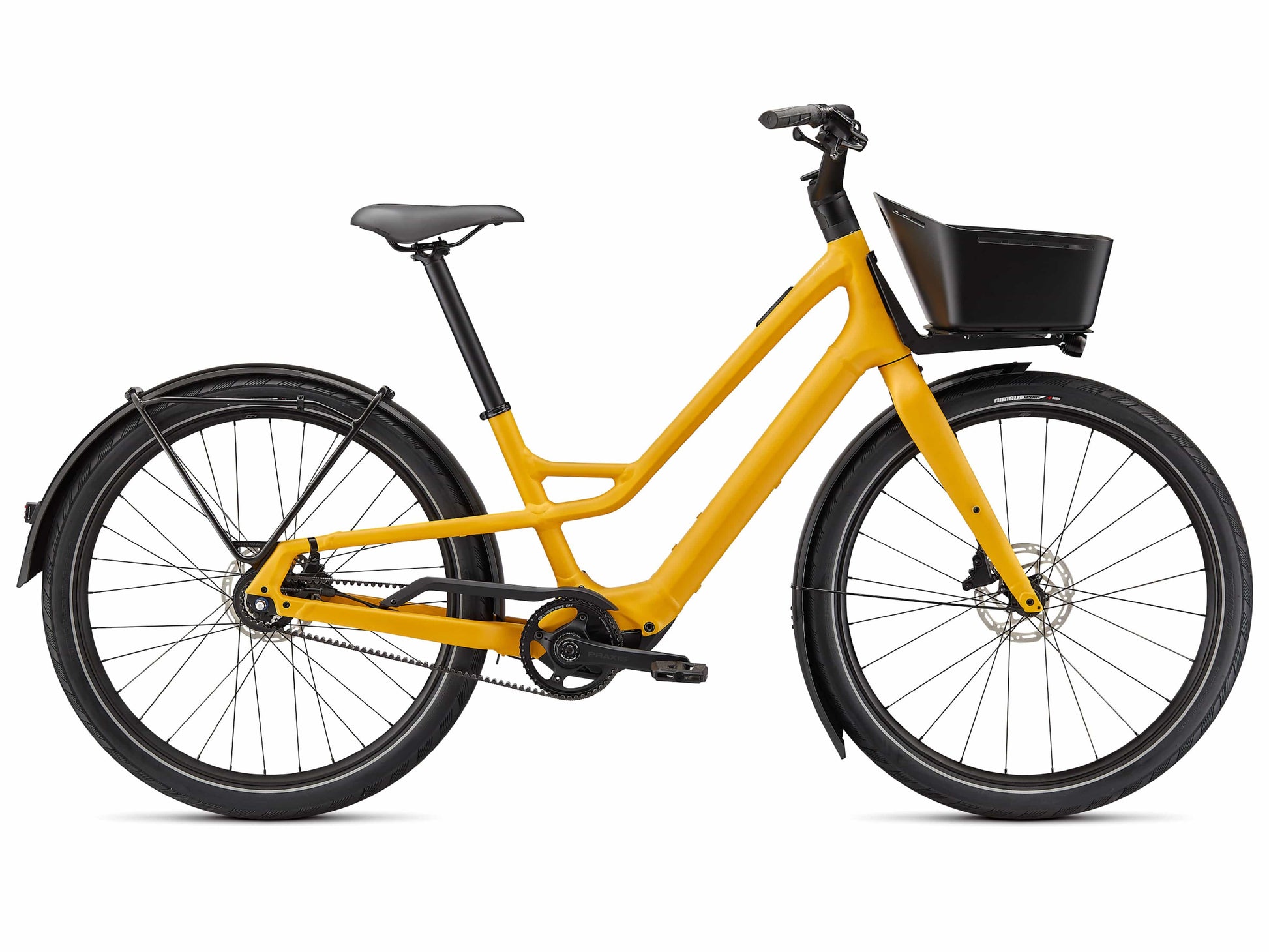 Specialized Turbo Como SL 5.0 road commuter brassy yellow  side profile electric bike