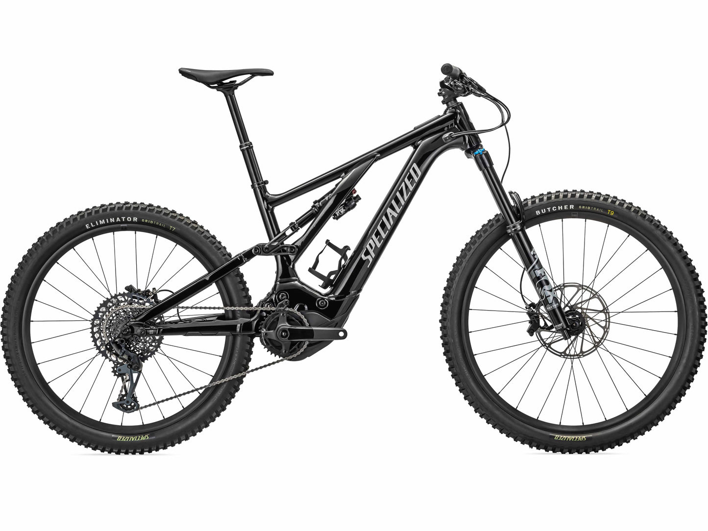 Specialized Turbo Levo comp alloy emtb black dove grey black side profile on Fly Rides
