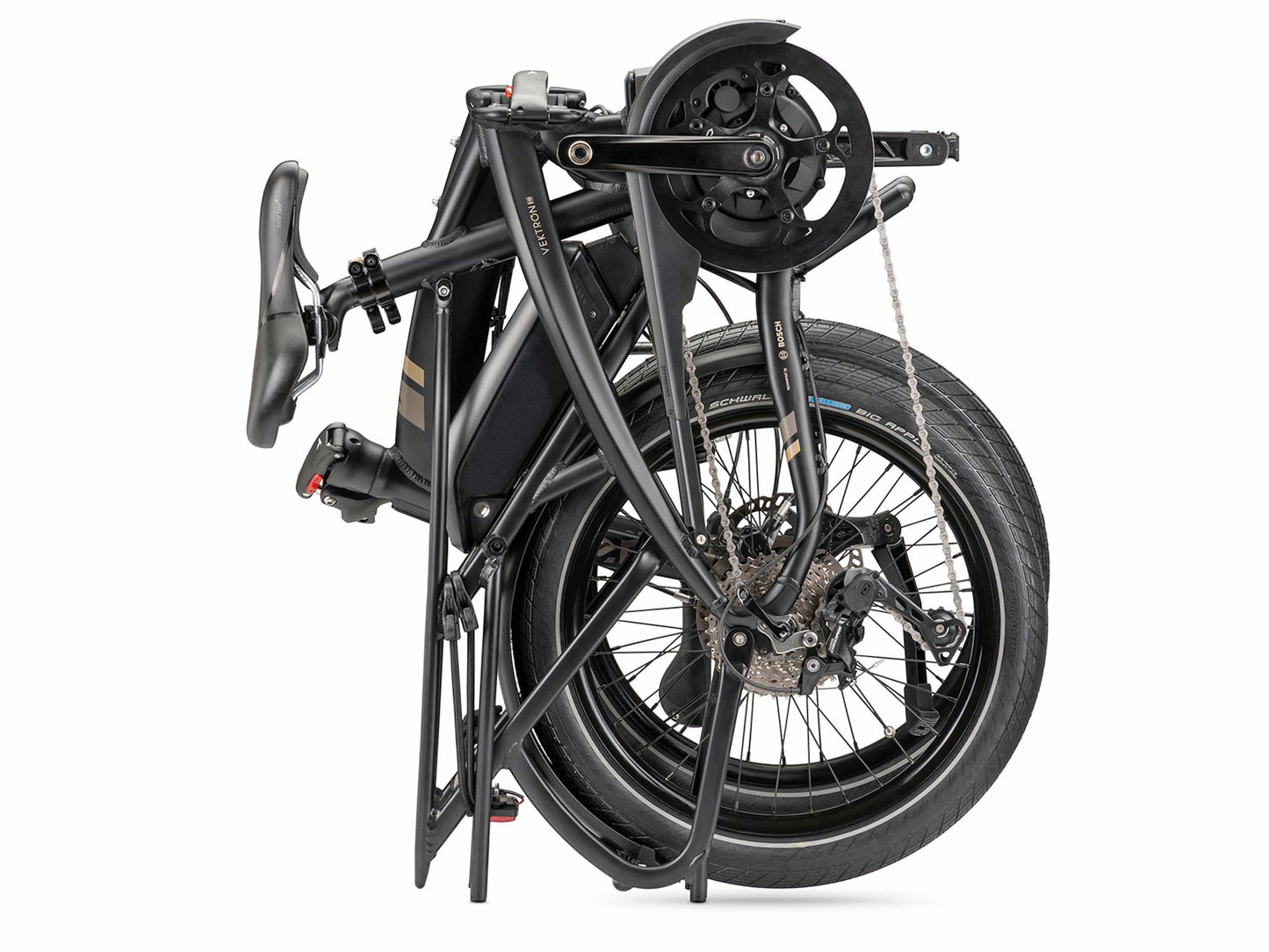 Tern Vektron S10 electric bike bronze folded Fly Rides